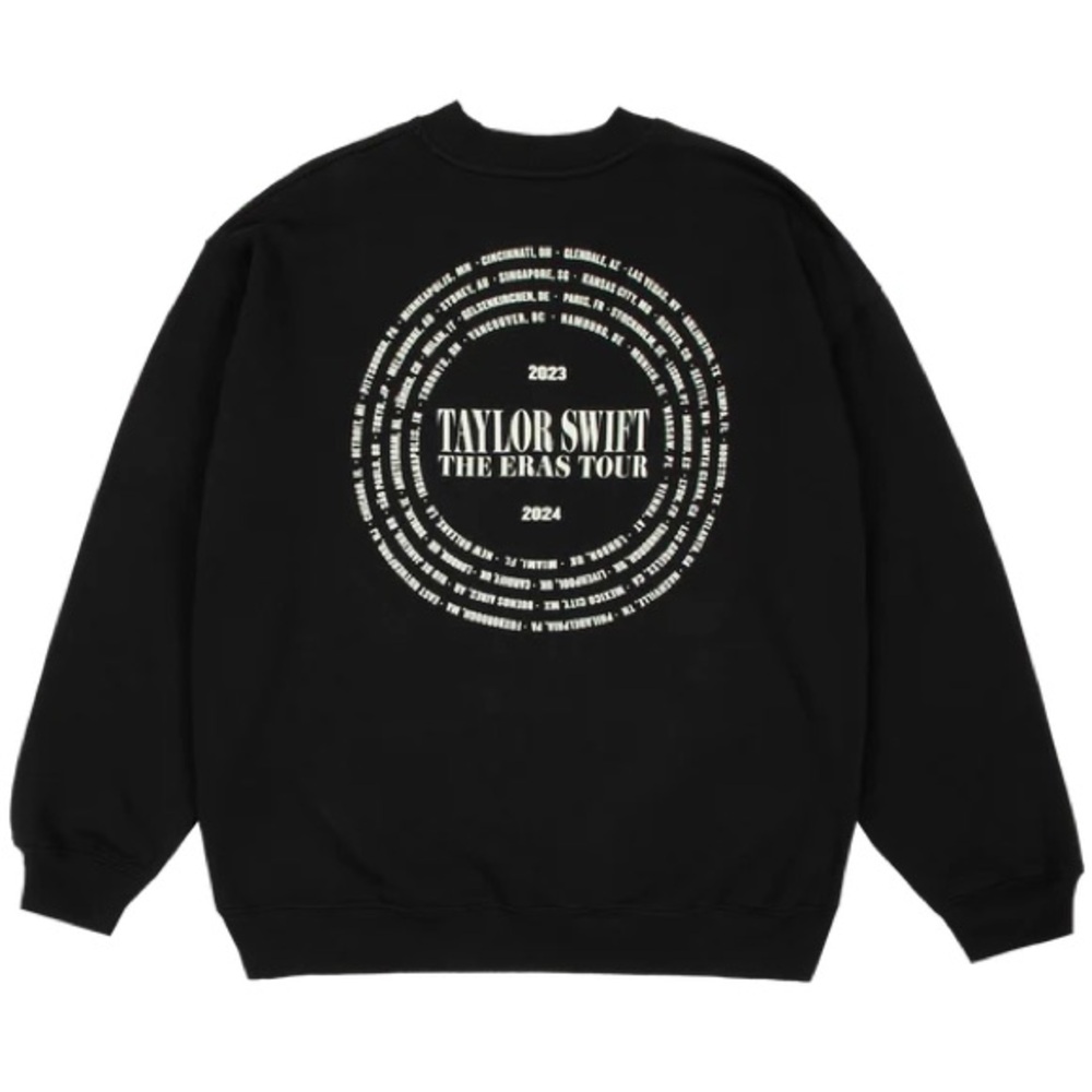 TAYLOR SWIFT • THE ERAS TOUR ALL TOO WELL LIVE PHOTO OVERSIZED CREWNECK (M) - Picture 2 of 9